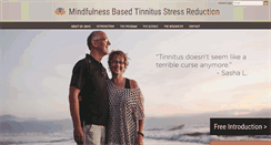 Desktop Screenshot of mindfultinnitusrelief.com
