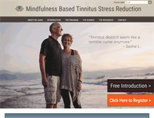 Tablet Screenshot of mindfultinnitusrelief.com